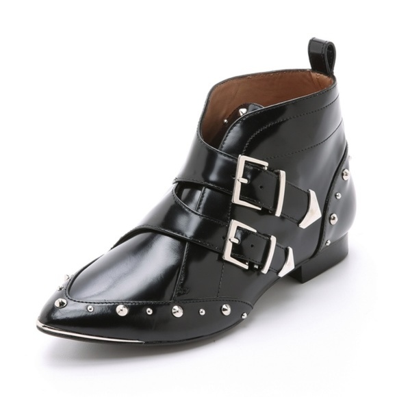 🍒NWOB🍒 IRO STEAMPUNK PATENT LEATHER STUDDED - Picture 2 of 8